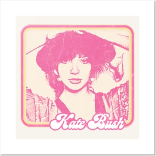 Kate Bush / Retro Aesthetic Design Posters and Art